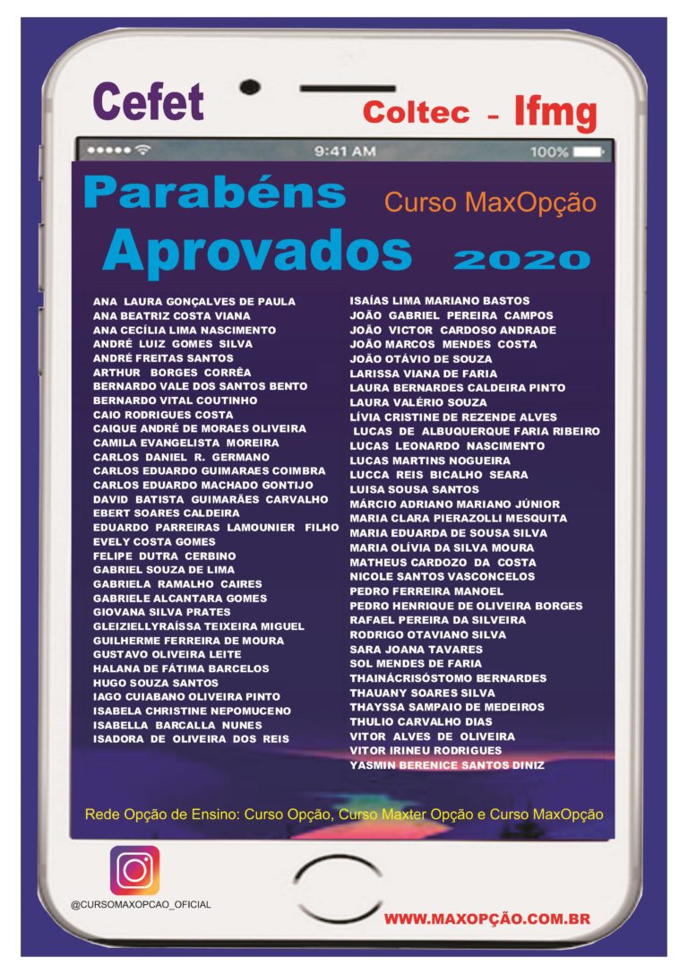 Aprovados - PRÉ-CEFET